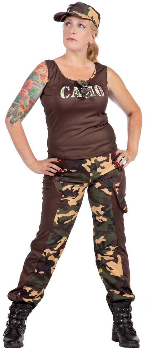 Commando Camo Huurling Leger Camouflage - Vrouw