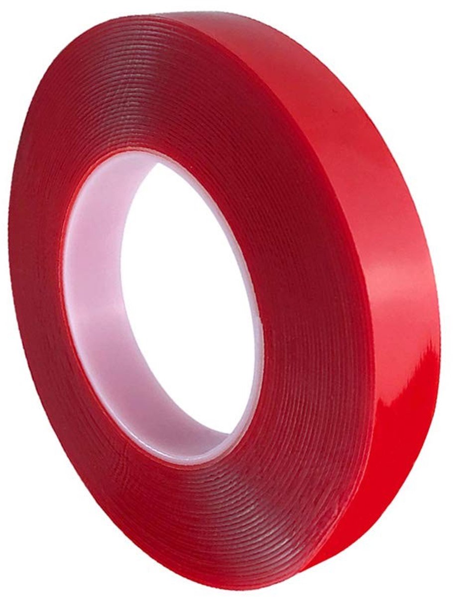 Cosensi- Dubbelzijdig Plakband Extra Sterk - 10 m x 20 mm - Waterdicht - Hittebestendig - Afneembaar - Acryl Materiaal - Montagetape