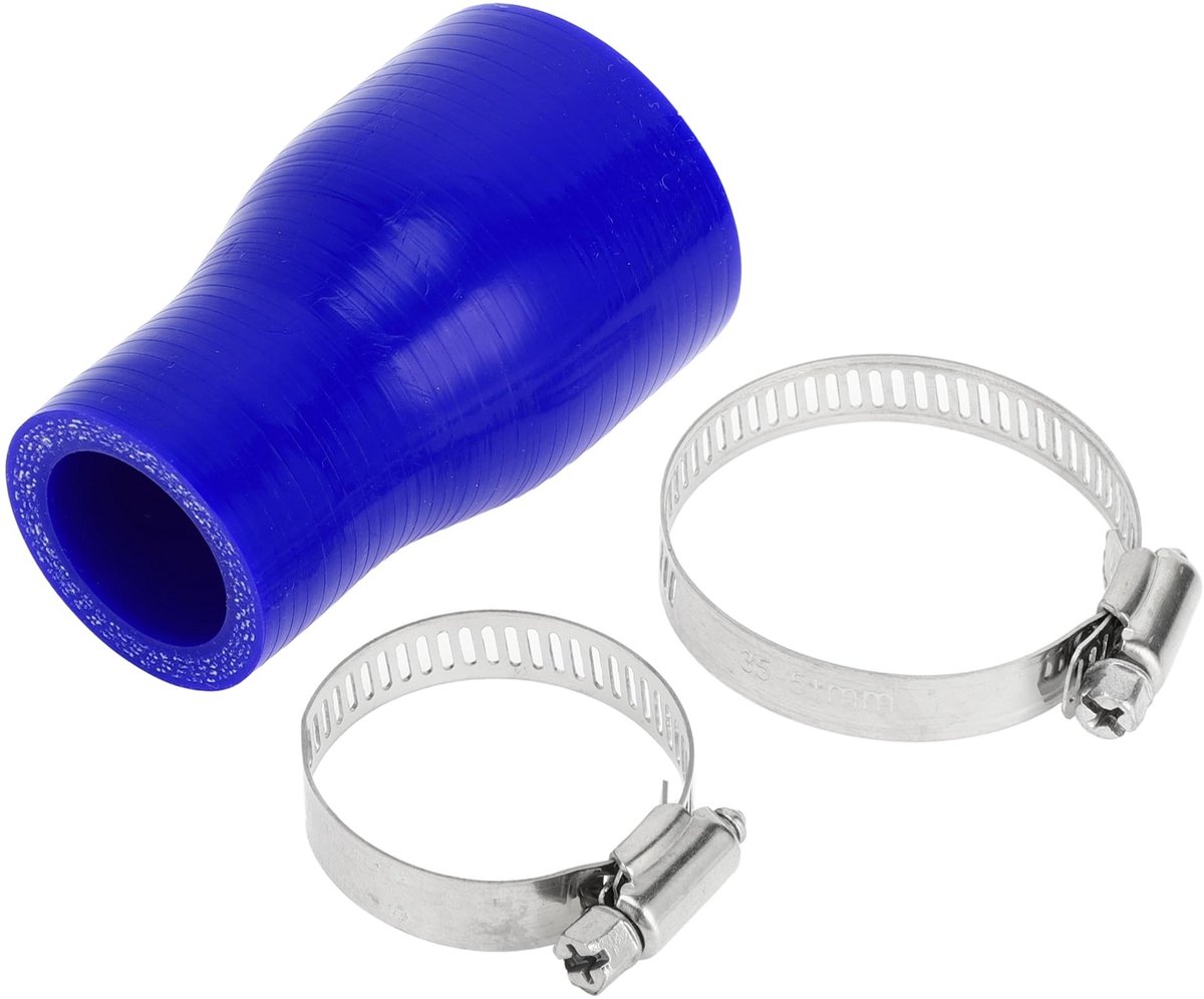 Cosensi- Silicone Slang 4-Laags - Binnendiameter 25mm/38mm - Lengte 76mm - Dikte 5mm - Blauw - Bestand tegen hoge temperaturen - Koelslang