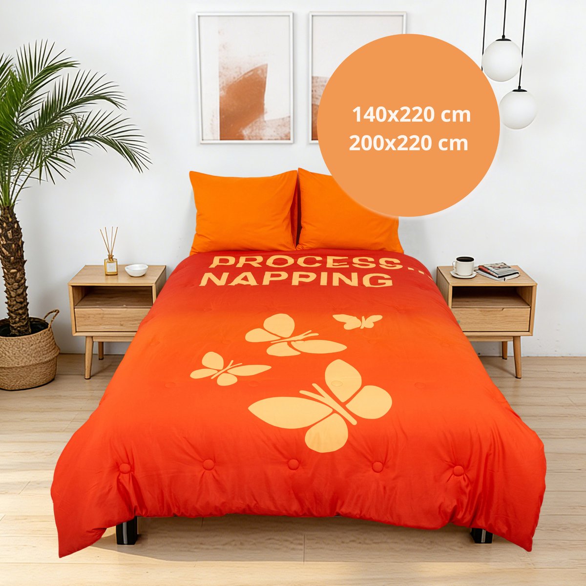 Take-it-Lazy - The Optimist - Wasbaar hoesloos dekbed