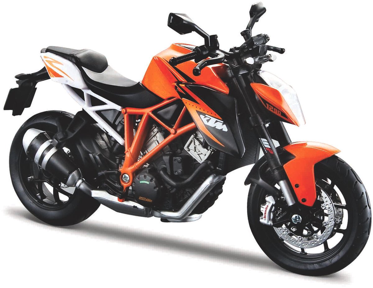Maisto KTM 1290 - Modelauto - Schaal 1:12 - Oranje/Zwart/Wit