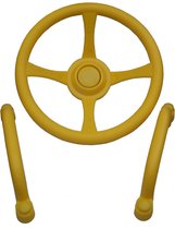 Déko-Play stuurwiel met handgrepen geel