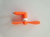 Mini USB ventilator oranje
