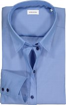 Seidensticker dames blouse regular fit - blauw - Maat: 48
