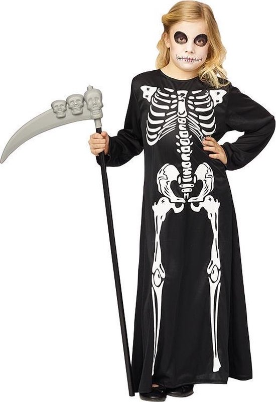 Jurk Skelet Lang Meisje - Maat 164
