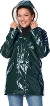 Padded lacquer jacket  Gigi green-L