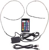 S&C - tv-ledstrip 2 stuks 50 cm led usb televisie afstandsbediening remote control