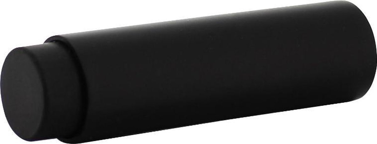 Intersteel Deurstop wandmontage 22 x 80 mm zwart - Intersteel