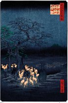 Hiroshige New Years Eve Foxfire Poster 61x91.5cm
