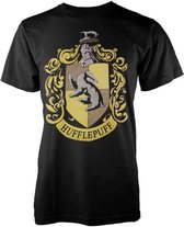 Harry Potter Heren Tshirt -L- Hufflepuff Zwart