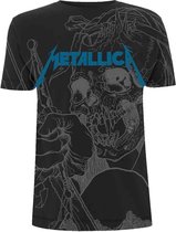Metallica Heren Tshirt -S- Japanese Justice Zwart