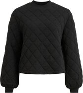 Objmoni L/s Quilted Sweat Pullover 23034021 Black