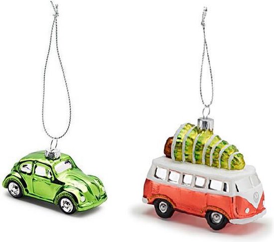 Volkswagen Beetle & T1 Bulli - groen / rood |