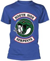 Riverdale Heren Tshirt -XXL- Southside Serpents Blauw