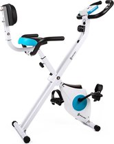 CAPITAL SPORTS Azura  - hometrainer fietstrainer - fitness bike - weerstand op 8 niveaus - hartslagmeter - opvouwbaar - 100kg max.