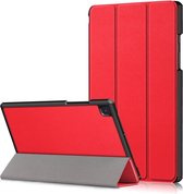 Tri-Fold Book Case - Samsung Galaxy Tab A7 Hoesje - Rood