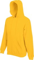 Fruit of the Loom - Classic Hoodie - Geel - S