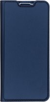 Honor 20 Bookcase hoesje - Dux Ducis - Effen Donkerblauw - Kunstleer