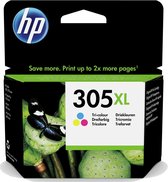 Bol.com HP 305XL High Yield Tri-color Original Ink Cartridge - Drie kleuren aanbieding