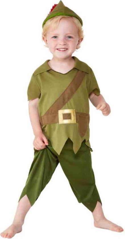 Smiffy's - Robin Hood Kostuum - Kleine Volksheld Robin Hood - Jongen -  Groen - Maat... | bol