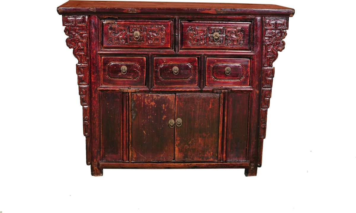 Fine Asianliving Antieke Chinese Kast B113xD42xH86cm Chinese Meubels Oosterse Kast
