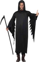 Smiffy's - Beul & Magere Hein Kostuum - Schreeuwende Geest Uit De Hel - Man - Zwart - Medium - Halloween - Verkleedkleding