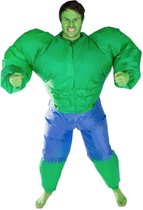 Bodysocks Opblaasbaar Verkleedpak Hulk Polyester Groen One-size