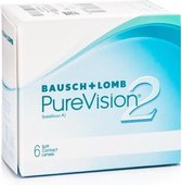 -1,50 - PureVision®2 - 6 pack - Lentilles mensuelles - Lentilles de contact