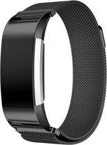 Fitbit Charge 2 Milanese band - zwart - Large
