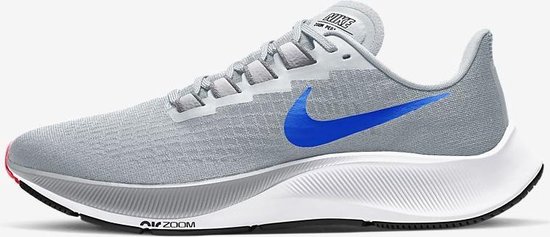 Microbe Promoten Fragiel Nike Air Zoom Pegasus 37 hardloopschoenen heren grijs/blauw | bol.com