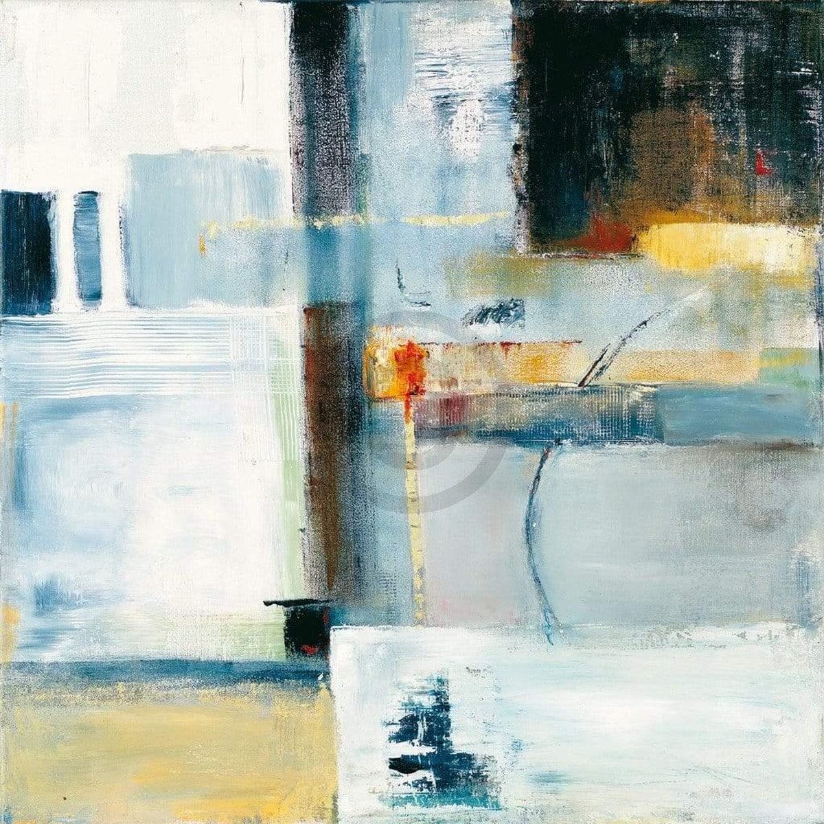 PGM Kunstdruk Bea Danckaert - Colorfield IV 70x70cm Divers