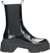 Sacha - Dames - Zwarte lakleren chelsea boots - Maat 40