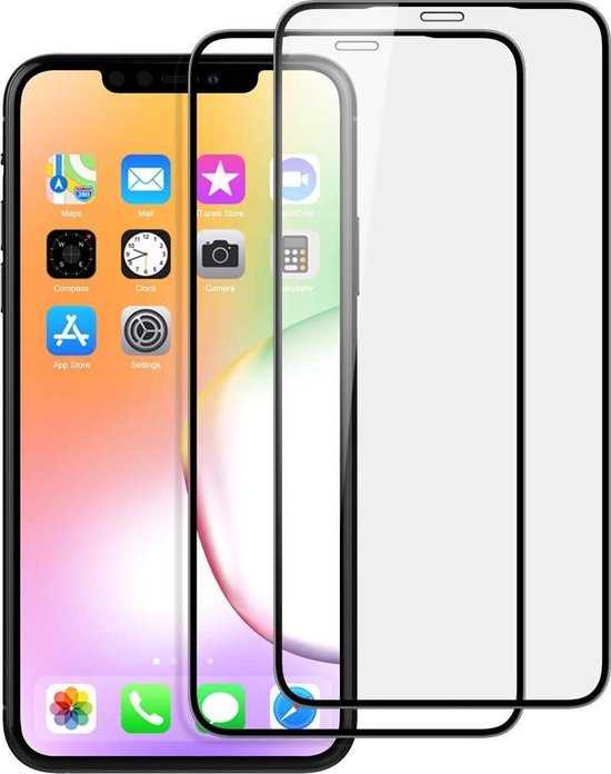 Apple iPhone 11 Pro Max - Pack de 2 Protecteurs d'objectif pour appareil photo + Lot de 2 Protecteurs d'écran en verre Tempered Glass Full 3D en verre