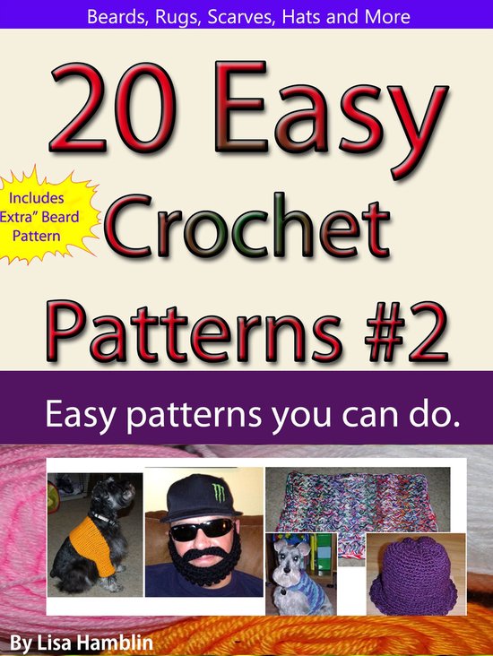 20 Easy Crochet Patterns Book 2 - cover