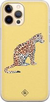 iPhone 12 Pro hoesje siliconen - Leo wild | Apple iPhone 12 Pro case | TPU backcover transparant