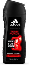 12x Adidas Team Force Douchegel 250 ml