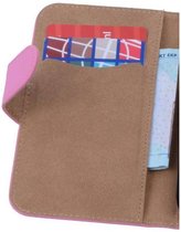 Bookstyle Wallet Case Hoesjes voor Moto G (3nd Gen) 2015 Roze