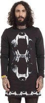 Jawbreaker Longsleeve shirt -L- Tiger Skull Photo X-Ray Zwart