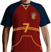 HARRY POTTER - Tshirt Quidditch jersey man SS red - premium