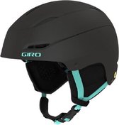 Giro Skihelm Cava Dames Matzwart/mintblauw Maat 55,5-59 Cm