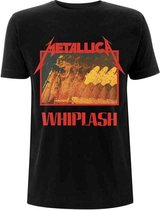 Metallica Heren Tshirt -XL- Whiplash Zwart