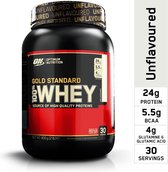 Optimum Nutrition Gold Standard 100% Whey Protein - Proteine Poeder / Eiwitshake - 908 gram (30 shakes) - Naturel / Zonder Smaak