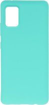 Wicked Narwal | Color TPU Hoesje voor Samsung Samsung Galaxy A71 5G Turquoise