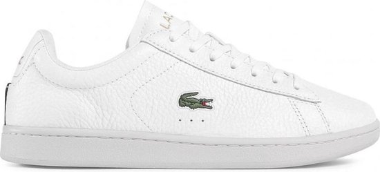 Lacoste Carnaby Evo 2 SMA Heren Sneakers - White/Black - Maat 41 | bol.com