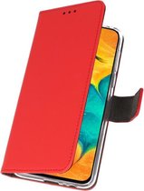 Wicked Narwal | Wallet Cases Hoesje voor Samsung Samsung galaxy a3 20150 Rood