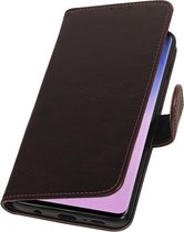 Wicked Narwal | Premium bookstyle / book case/ wallet case voor Samsung Samsung Galaxy S10 Mocca