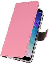 Wicked Narwal | Wallet Cases Hoesje voor Samsung Galaxy A6 (2018) Roze