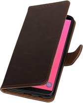 Wicked Narwal | Premium bookstyle / book case/ wallet case voor Samsung Samsung Galaxy J8 Mocca