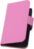 Wicked Narwal | bookstyle / book case/ wallet case Hoes voor HTC One S Roze