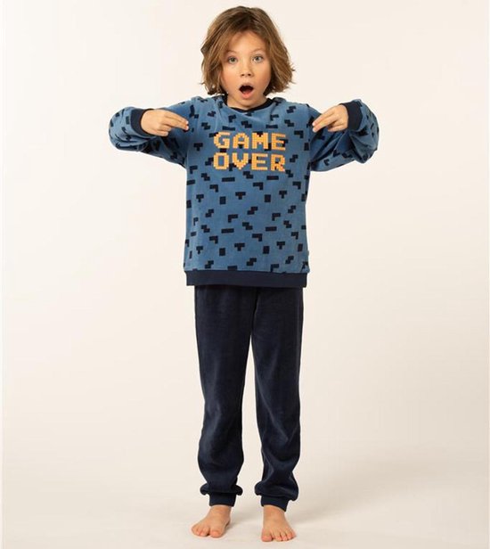 Eskimo pyjama jongens - blauw - Games - maat 164 | bol.com